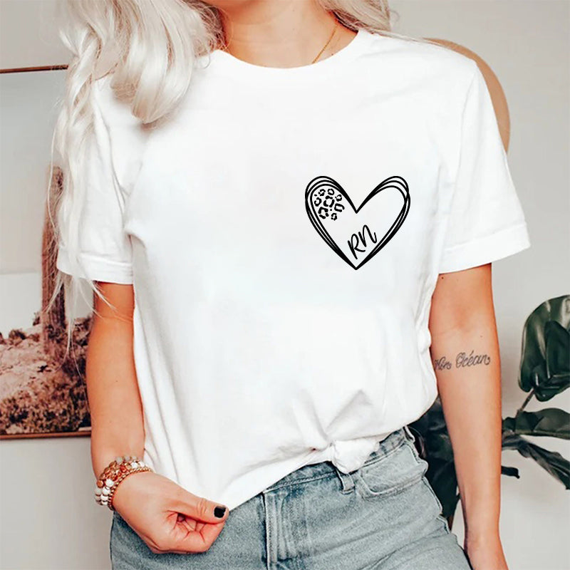 Simple Love RN Nurse T-Shirt