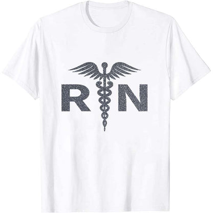 Glitter RN Nurse T-Shirt