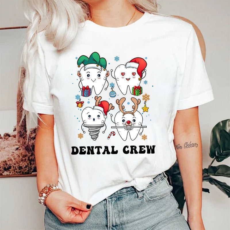 Christmas Dental Crew Dental Nurse T-Shirt