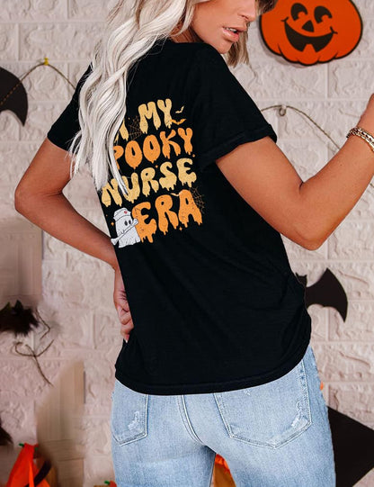 In My Spooky Nurse Era Halloween Nurse T-Shirt