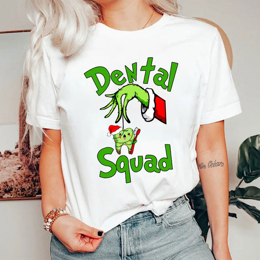 Funny Hand Dental Squad Dental Nurse T-Shirt