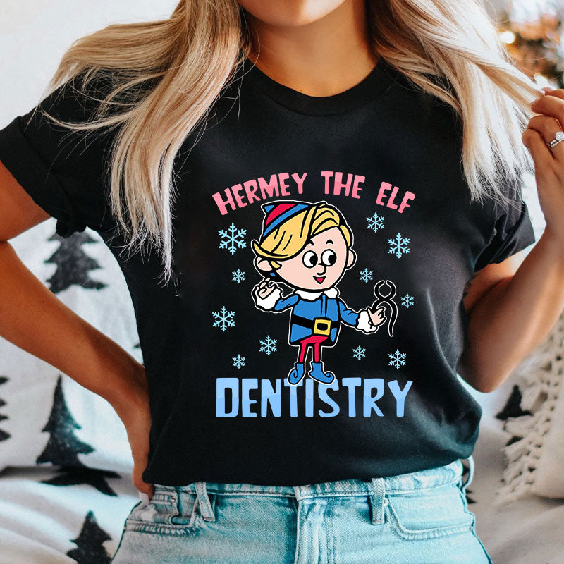 Hermey The Elf Dentistry Snowflake Dental Nurse T-Shirt