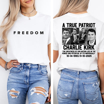 freedom shirt Justice For Charlie Kirk Unisex T-Shirt