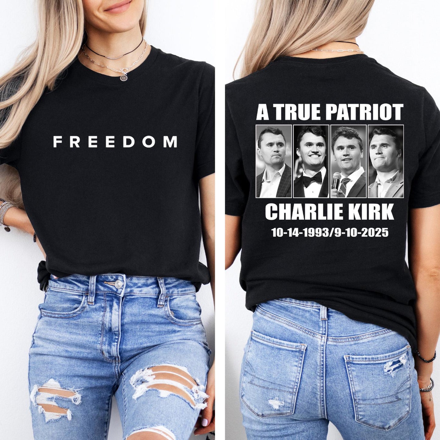 freedom shirt Justice For Charlie Kirk Unisex T-Shirt