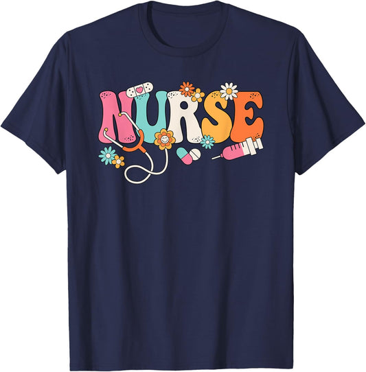 Cute Retro Nurse T-Shirt