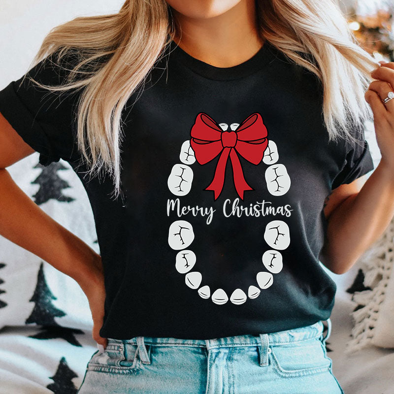 Oral Surgeon Merry Christmas Dental Nurse T-Shirt