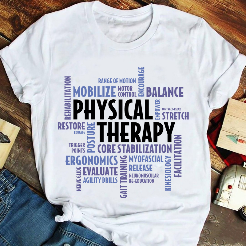 Physical Therapy Ergonomics Mobilize Nurse T-Shirt