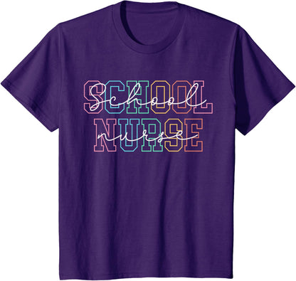 School Nurse Retro Nurse T-Shirt