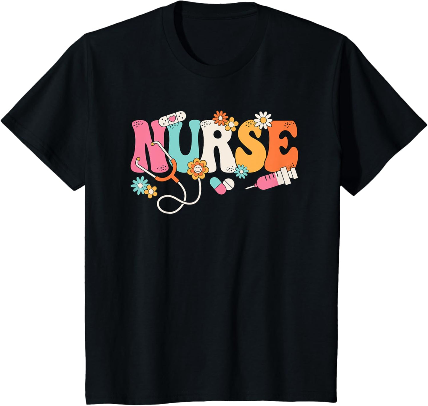 Cute Retro Nurse T-Shirt