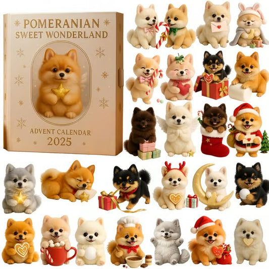 Pomeranian Sweet Wonderland Advent Calendar 2025