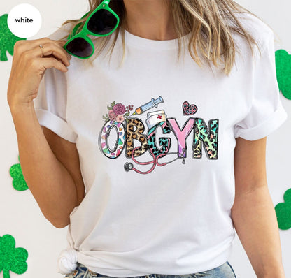 Cute OBGYN Nurse T-Shirt