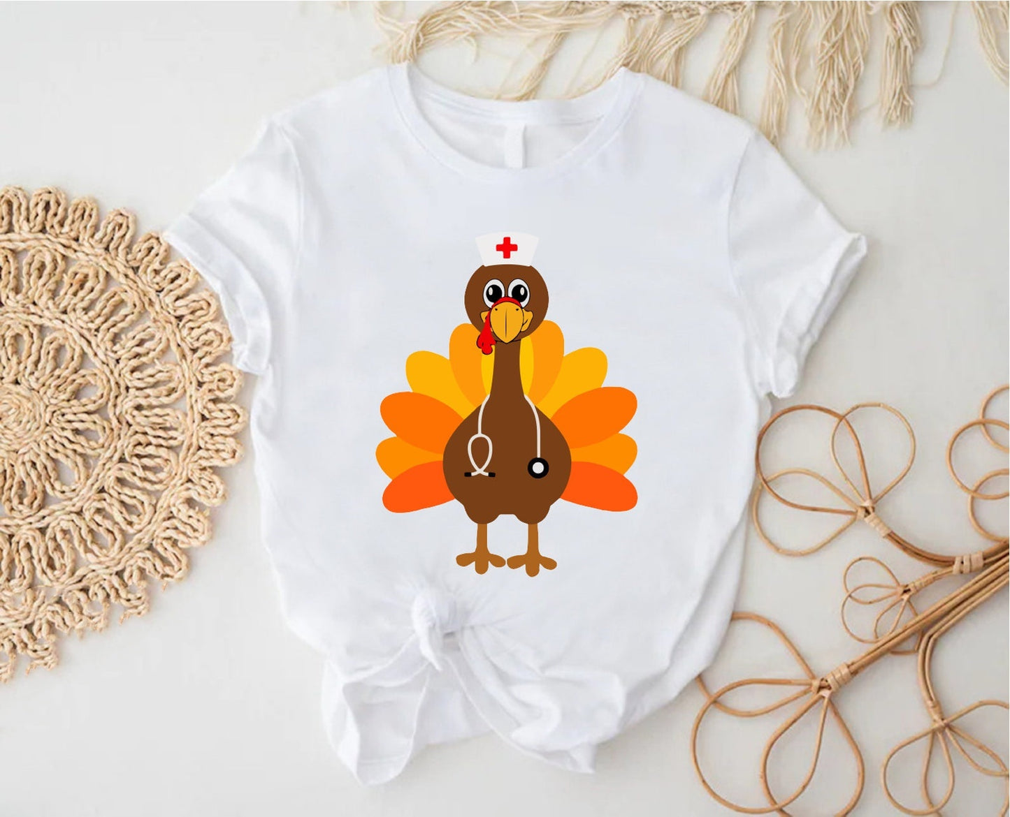 Turkey Thanksgiving Nurse T-Shirt