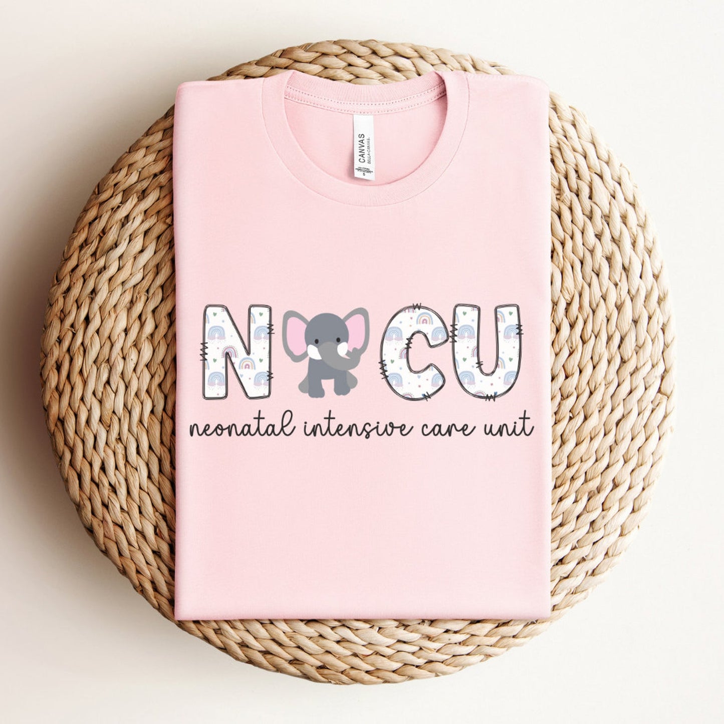 Neonatal Intensive Care Unit Elephant NICU Nurse T-Shirt