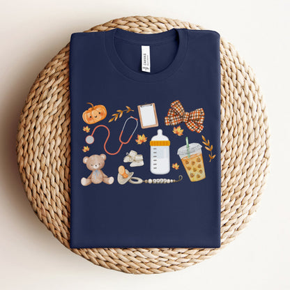 Mother Baby Thanksgiving Nurse T-Shirt