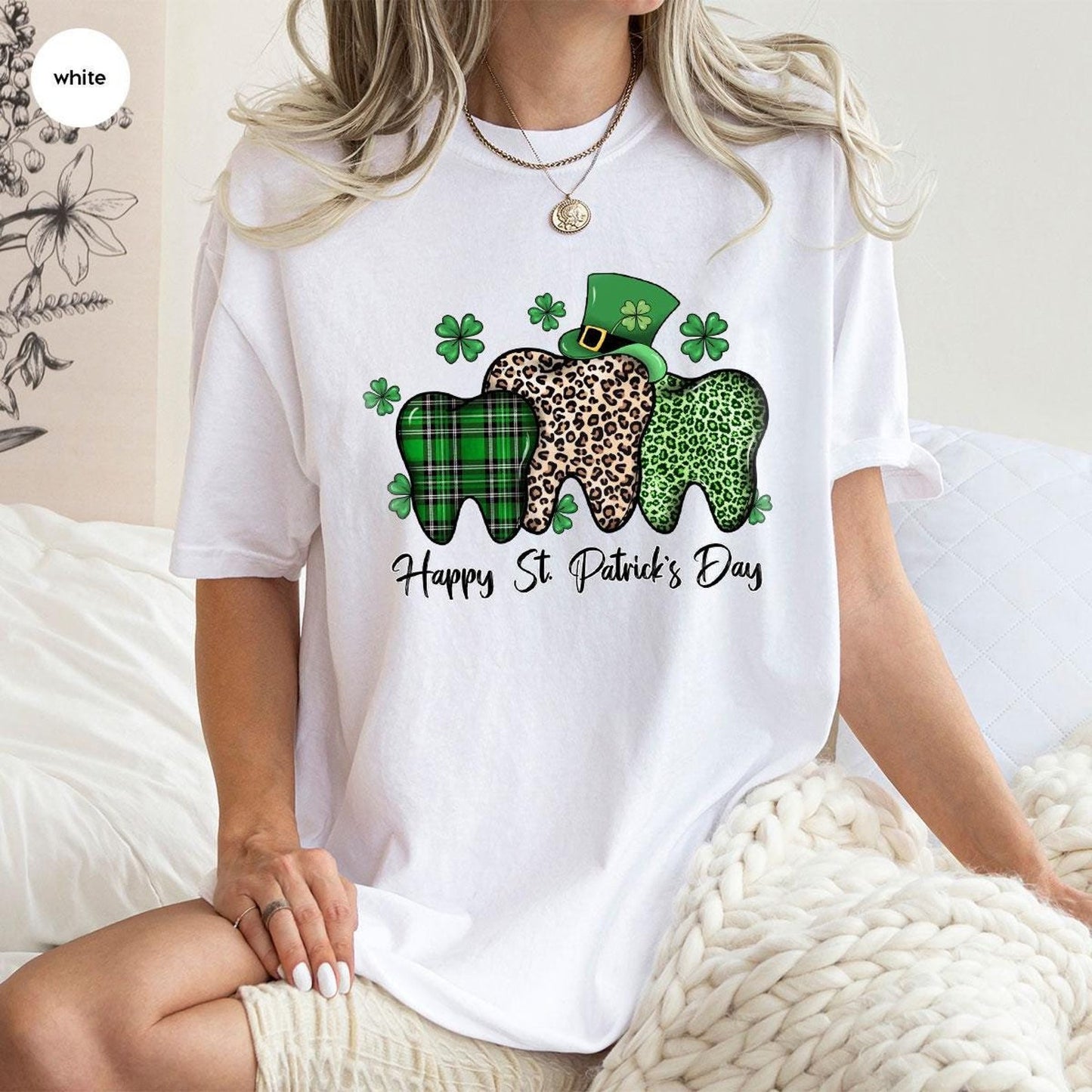 Happy St. Patrick’s Day Dental Nurse T-Shirt