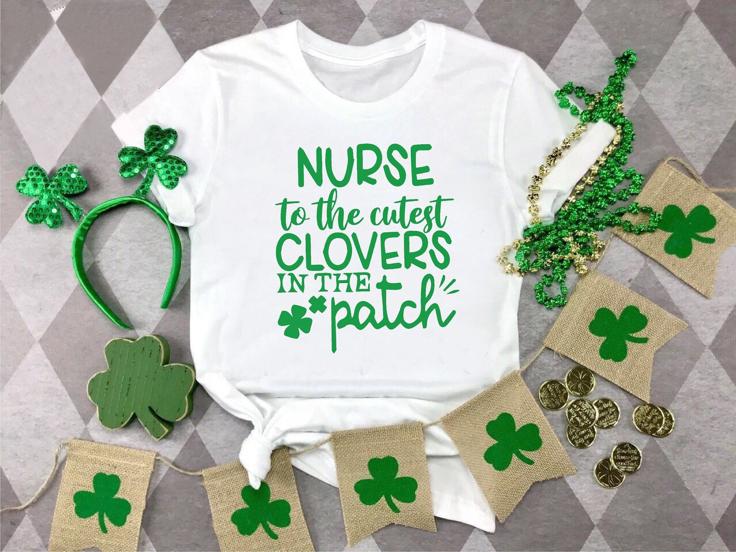 Nurse to the Cutest Clovers In The Patch St Patrick's Day Nurse T-Shirt