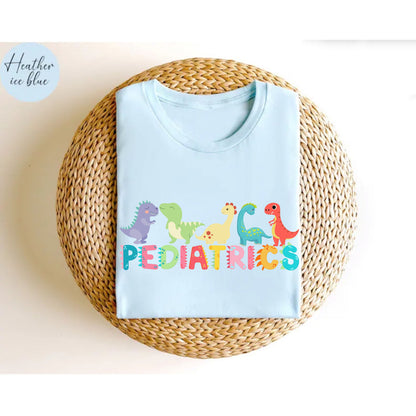 Pediatrics Dinosaurs Nurse T-Shirt