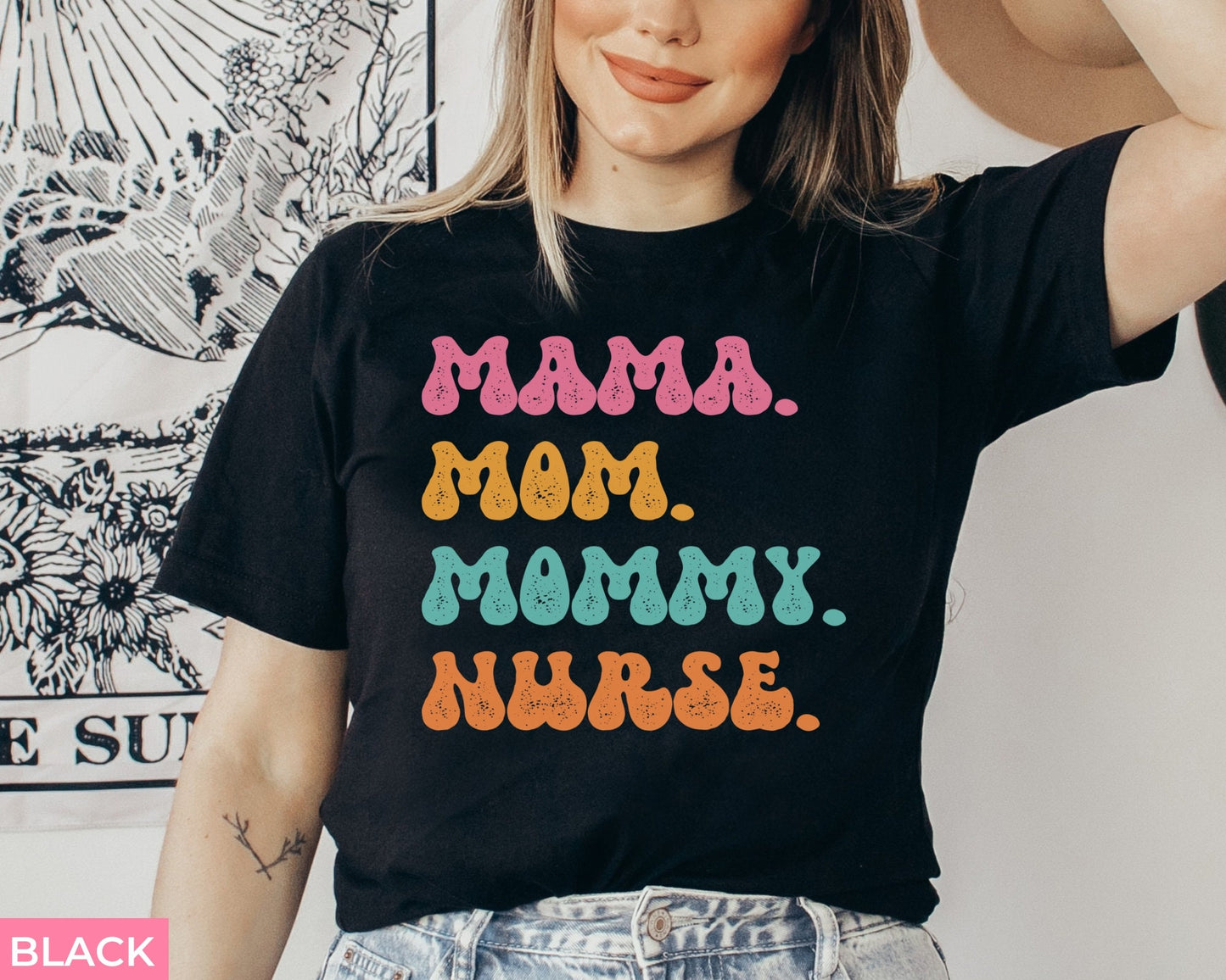 Mama Mom Mommy Nurse T-Shirt