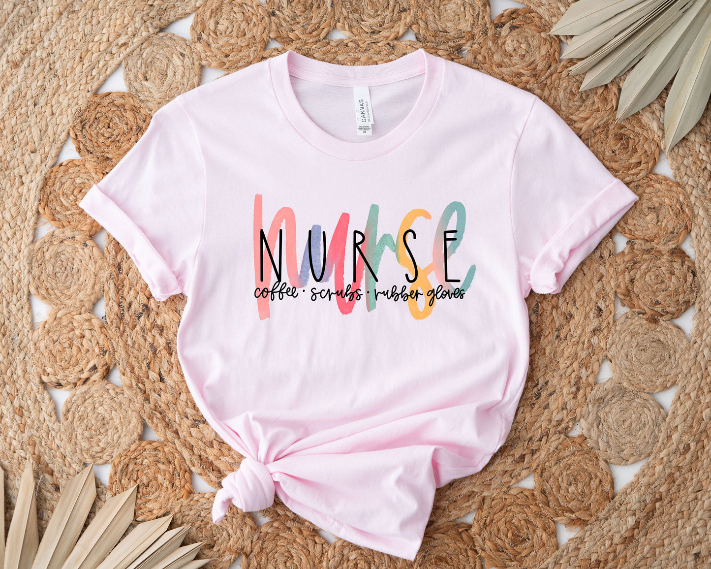 Coffee Scrubs and Rubber Gloves Nurse T-Shirt