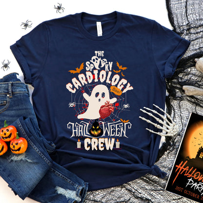 Spooky Cardiology Halloween Nurse T-Shirt