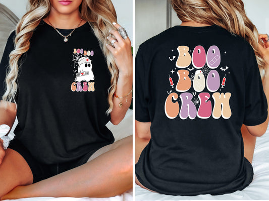 Boo Boo Crew Halloween Nurse T-Shirt