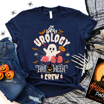 Spooky Urology Halloween Crew Nurse T-Shirt