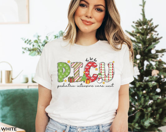 Christmas PICU Nurse T-Shirt