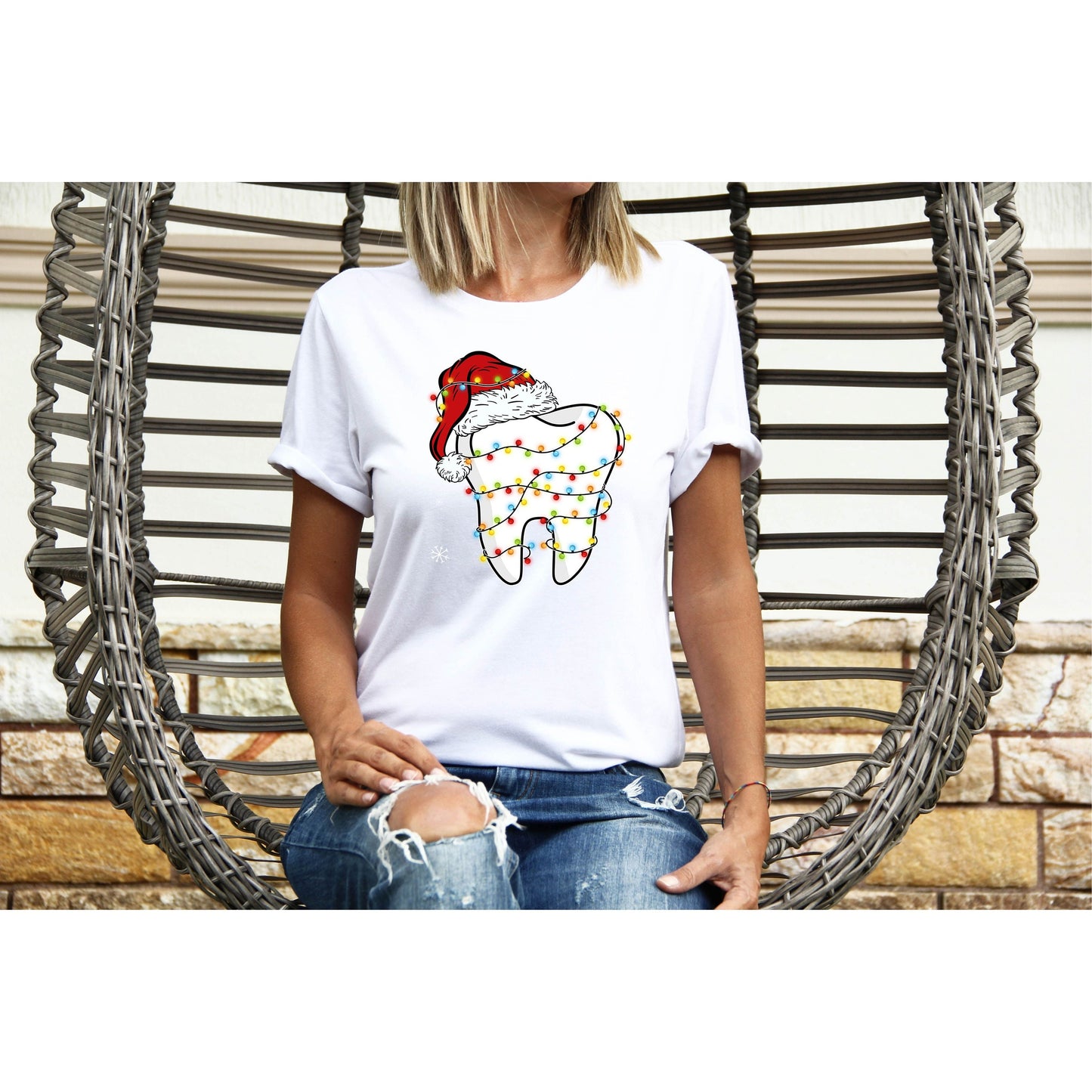 Funny Christmas Dentist Nurse T-Shirt