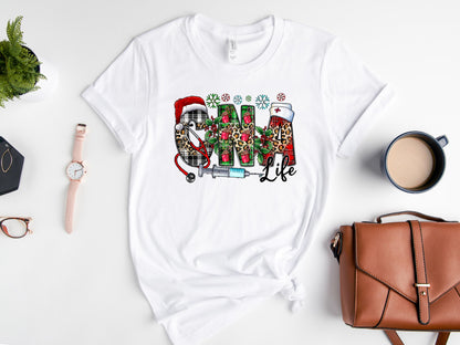 Christmas CNA Nurse T-Shirt