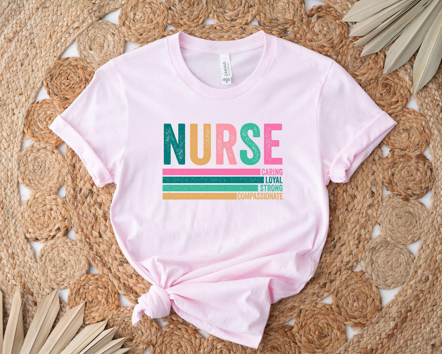 Nurse Caring Loyal Strong Compassionate Nurse T-Shirt