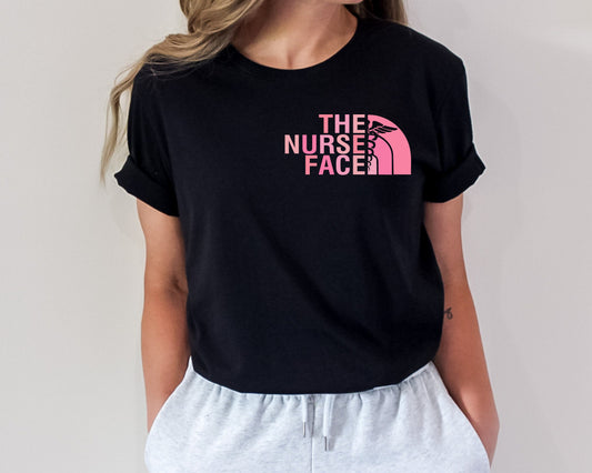 The Nurse Face Pink Version Registered Nurse T-Shirt