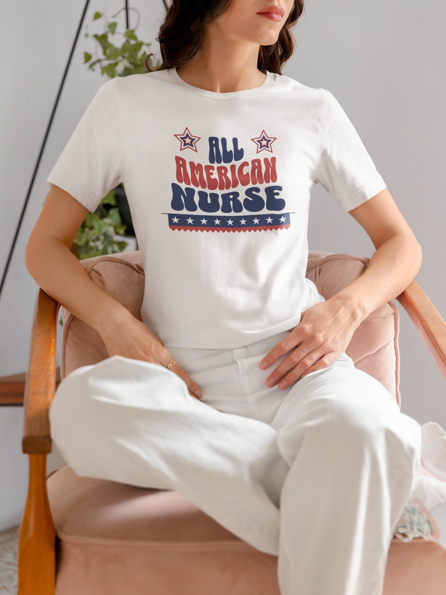 All American Nurse Fourth Of July Nurse T-Shirt