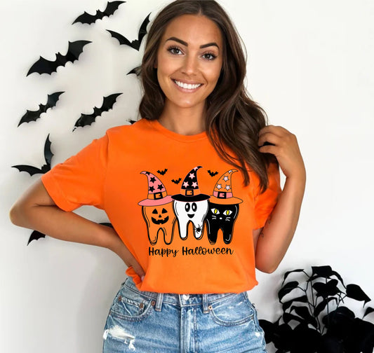 Dental Boo Halloween Nurse T-Shirt