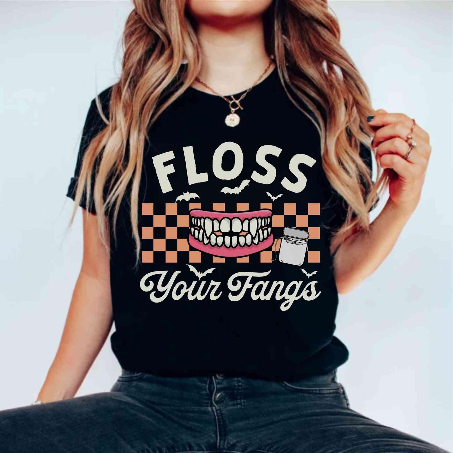 Floss Your Fangs Dental Nurse T-Shirt