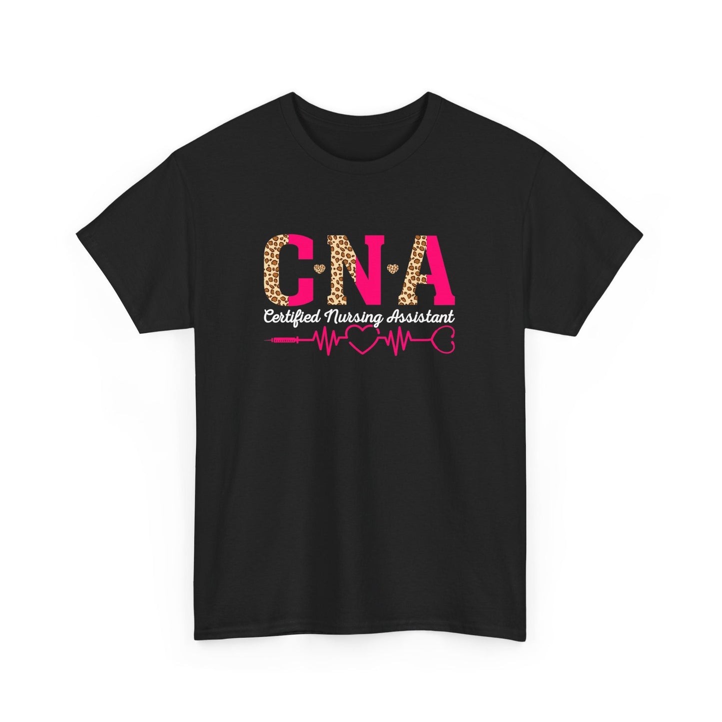 Leopard Print CNA Nurse T-Shirt