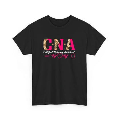 Leopard Print CNA Nurse T-Shirt