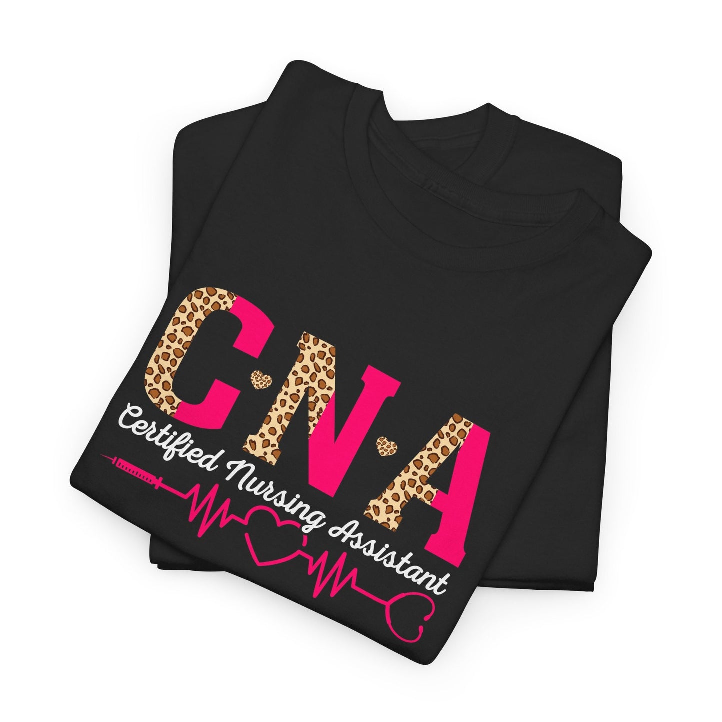 Leopard Print CNA Nurse T-Shirt