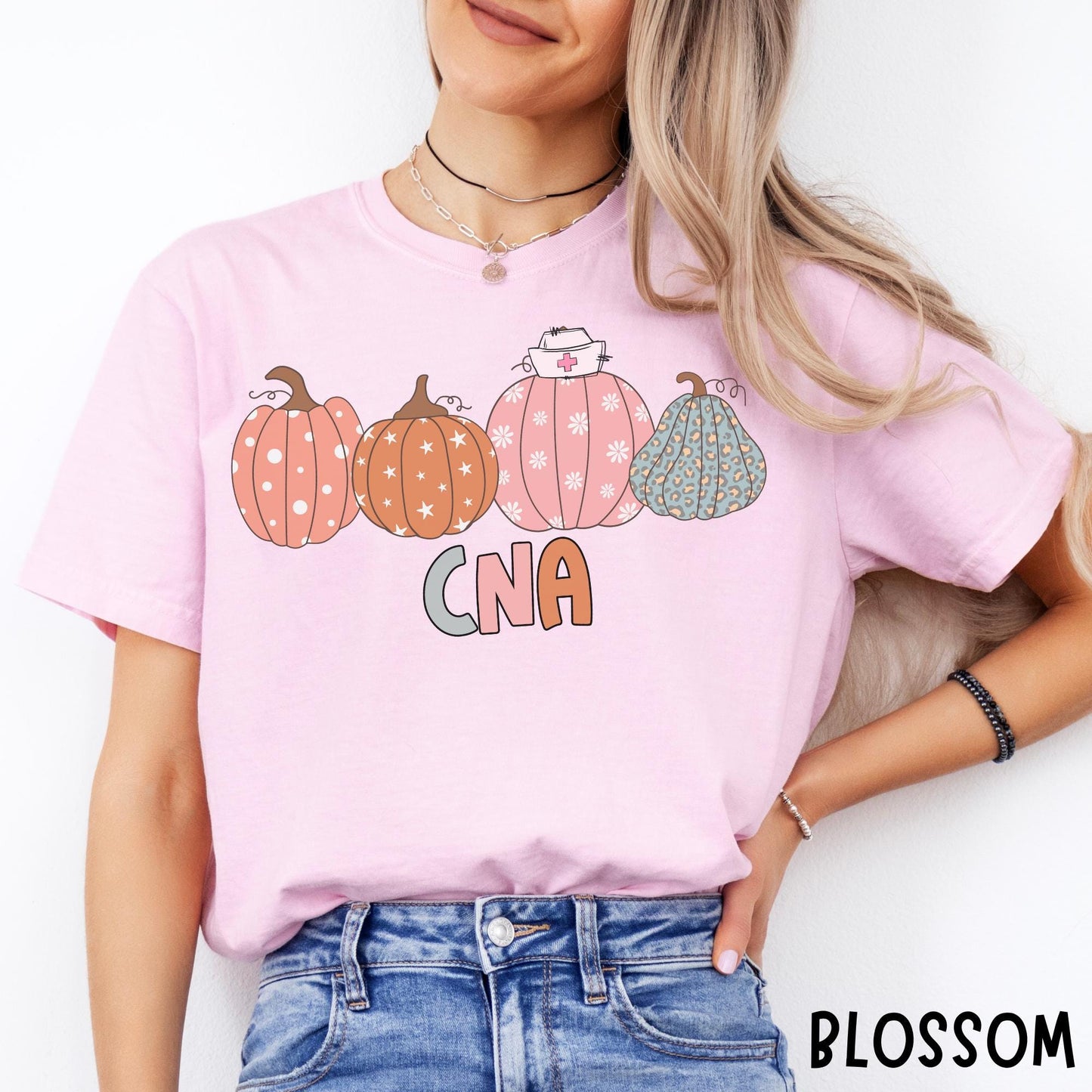 Fall CNA Pumpkin Thanksgiving Nurse T-Shirt