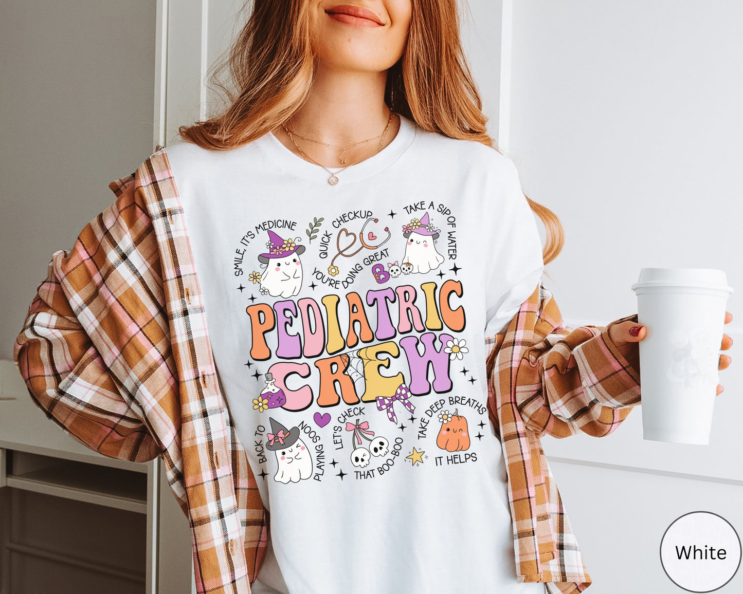 Halloween Pediatric Crew Nurse T-Shirt