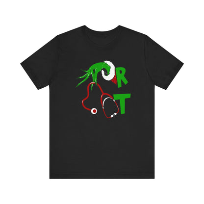 Respiratory Therapy Christmas Themed Nurse T-Shirt