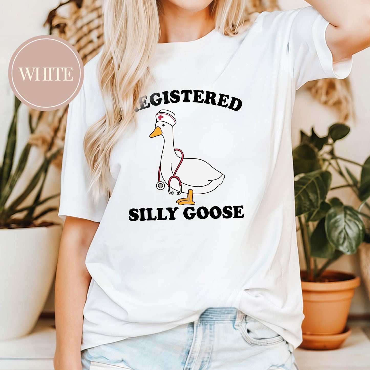 Registered Silly Goose Registered Nurse T-Shirt