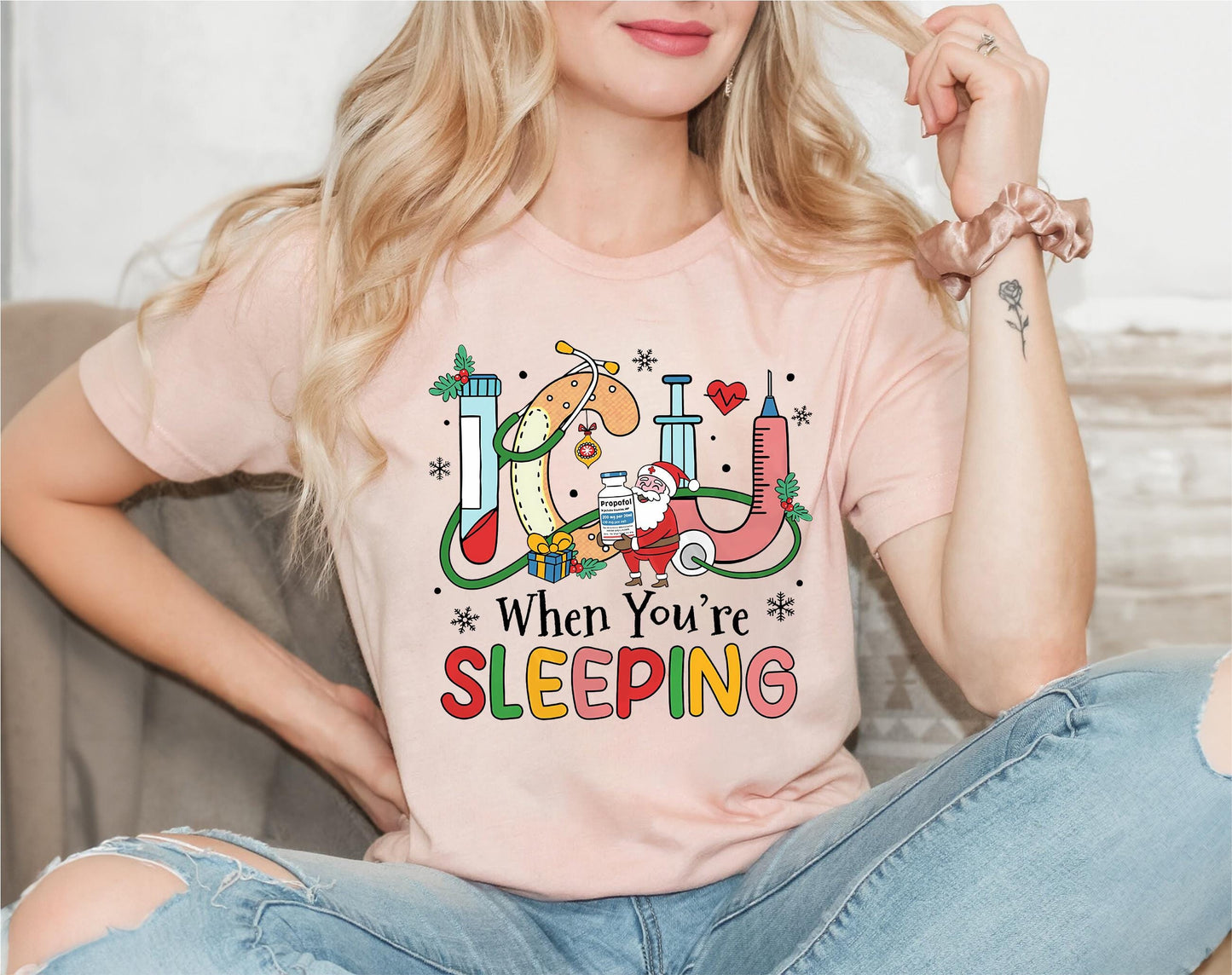 ICU When You're Sleeping ICU Nurse T-Shirt