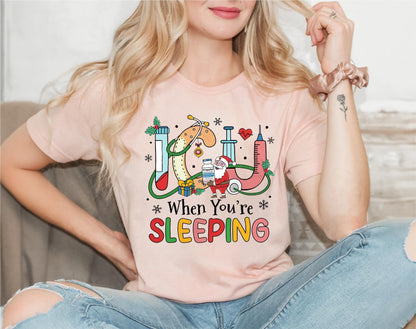 ICU When You're Sleeping ICU Nurse T-Shirt