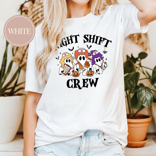 Night Shift Crew Halloween Nurse T-Shirt