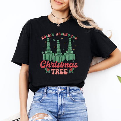 Rockin' Around The Christmas Tree Nurse T-Shirt