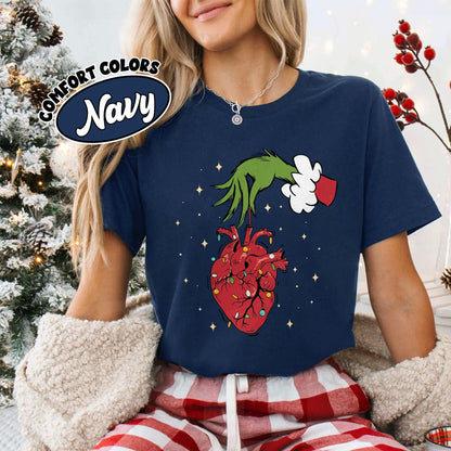 Christmas Cardiac ICU Nurse T-Shirt