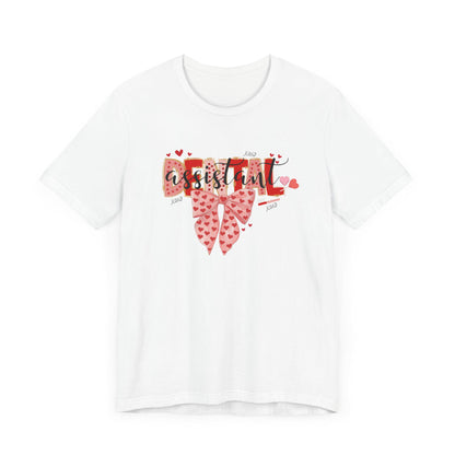 Dental Assistant Coquette Valentine's Nurse T-Shirt